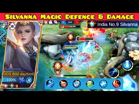 Silvanna Magic Defence & Damage Build 2022 | Top Global Silvanna Gameplay By Boo Daynimo - MLBB