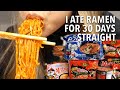I Ate Instant RAMEN NOODLES For 30 Days Straight