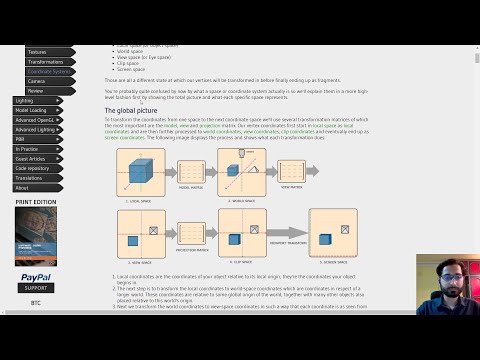 Learning OpenGL - Day 6 : Coordinate Systems!