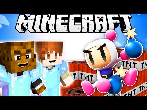 Minecraft Hunger Games - Overpowered Enchantments and TNT BOMBERMAN | JeromeASF
