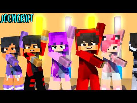 COUPLE DANCE | CASH, APHMAU, ZOEY, ZANE, KC | HERO TONIGHT DANCE | POI POI MEME -Minecraft Animation