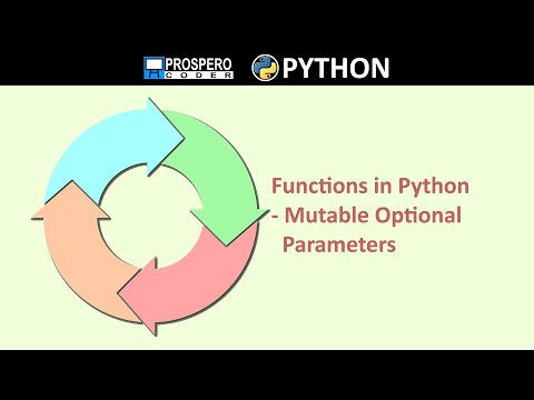 Functions In Python Mutable Optional Parameters