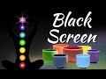 Black Screen ▪︎ 11 Hour Chakra Healing Crystal Singing Bowl Meditation