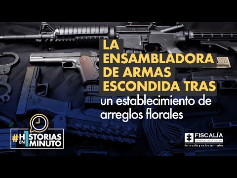 La ensambladora de armas escondida tras un establecimiento de arreglos florales