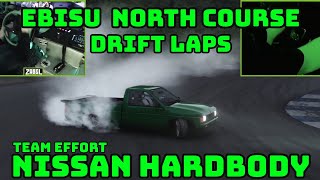 Virtaul Drift Matsuri | Ebisu Drift Laps | Team Effort Nissan Hardbody