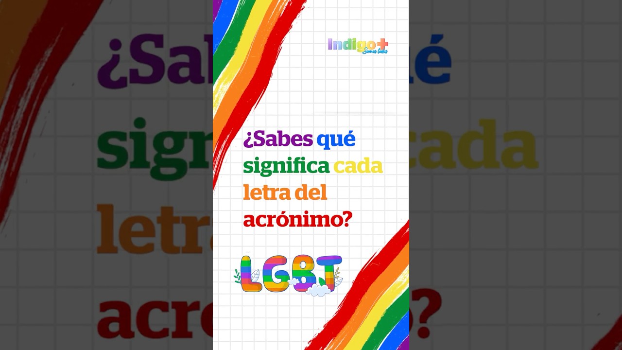 ¿Qué significan las siglas LGBTIQ+? | Reporte Indigo