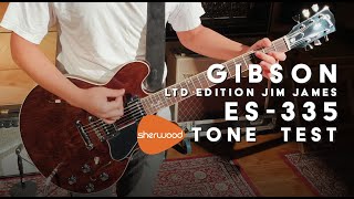 Video thumbnail for Gibson Jim James ES-335 Tone Test - Sherwood Music by Sherwood Music