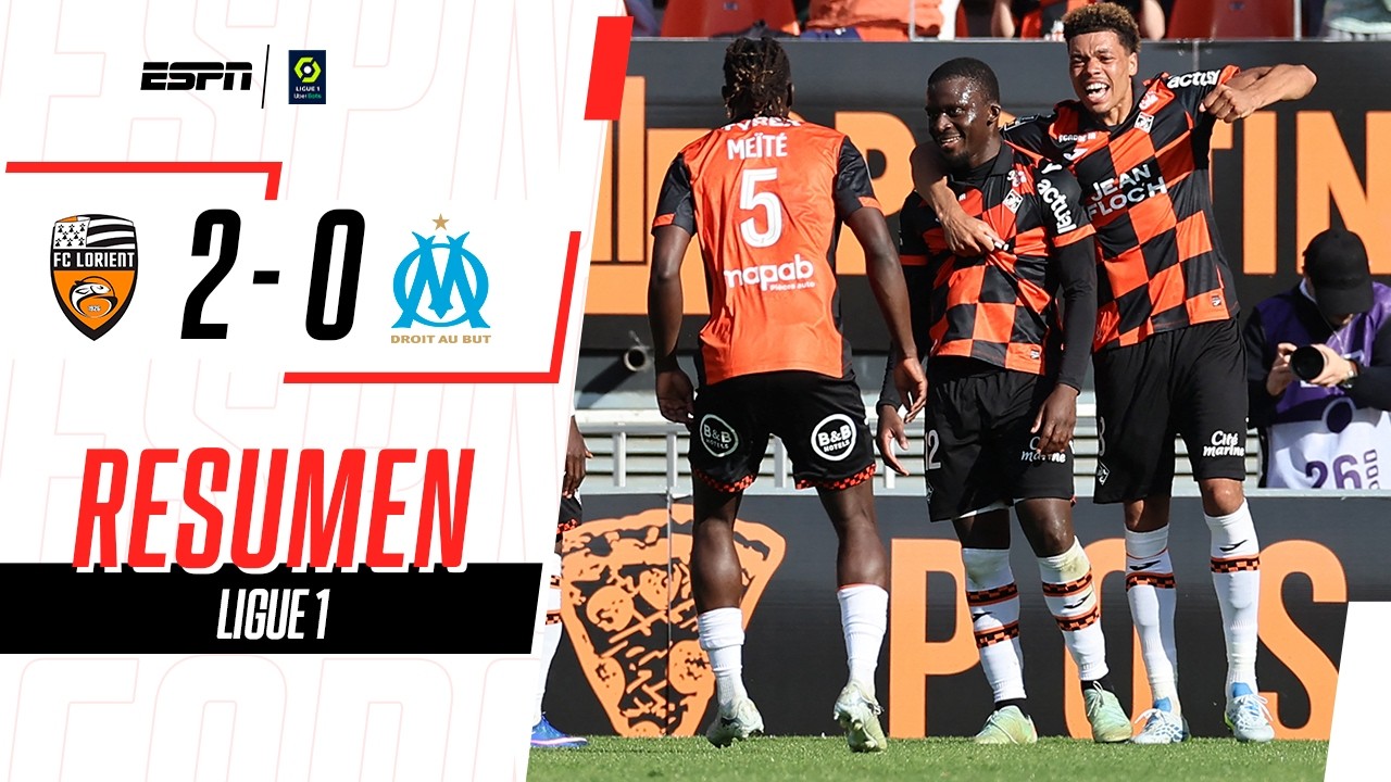 MARSELLA PERDIÓ Y COMPLICÓ SU CLASIFICACIÓN A LAS COPAS | Loriente 2-0 Olympique Marsella | RESUMEN