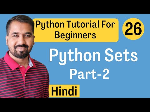 Python Sets Part 2 Explained In Hindi L Python Tutorial For Beginners
