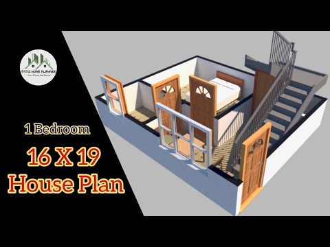 16 X 19 House Plan || 1 BHK || Ansul Home Planner
