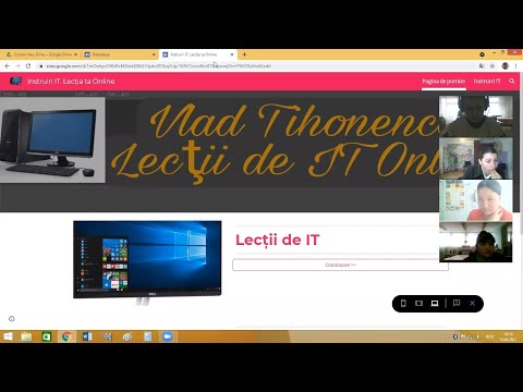 Crearea unui Site în Site-uri Google. Lecția Nr. 1