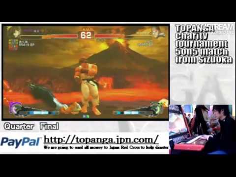 SSF4 AE: ACQUA (Yang) vs suropu (FeiLong), togawa (Ryu) - TOPANGA Cup