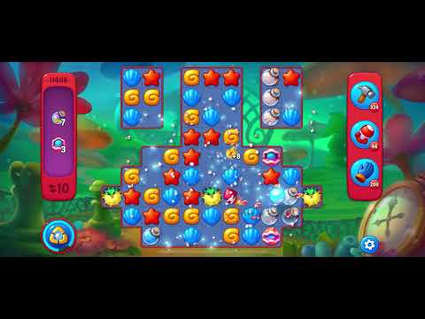 Fishdom Hard level 11406 no boosters フィッシュダム ハード