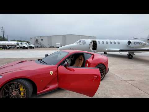 flying back to my hometown on a private jet after getting rich at 21