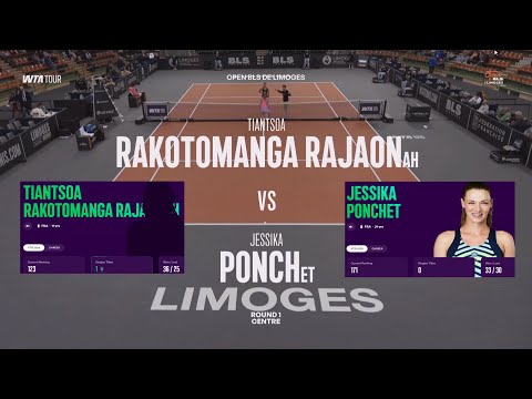 Tiantsoa Rakotomanga Rajaonah (FRA) vs Jessika Ponchet (FRA) - Game, Set, Match