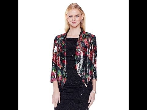Colleen Lopez "Pretty and Polished" Sequin Jacket