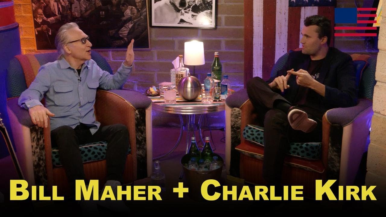 Charlie Kirk Breaks Down His Talk With Bill Maher on the 'Club Random' Podcast