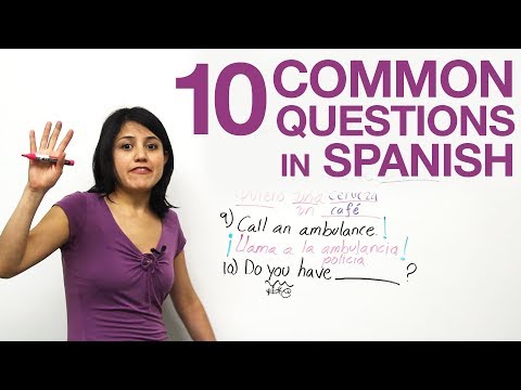 10 common questions in Spanish Video