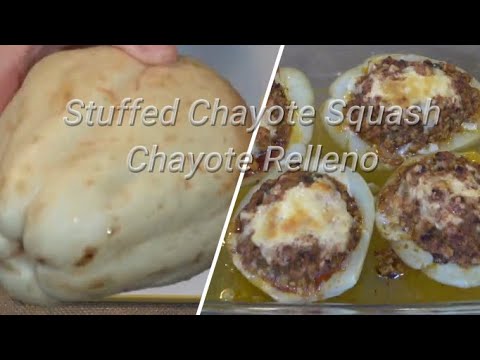 Stuffed Chayote Squash Puerto Rican Style [Episode 442]