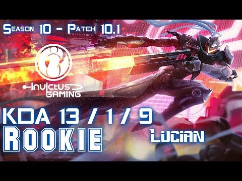 IG Rookie LUCIAN vs AKALI Mid - Patch 10.1 KR Ranked