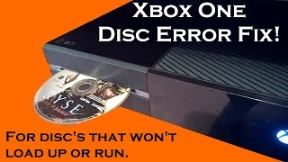Xbox One disc not loading FIX!