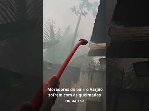 Piraí - Moradores denunciam queimadas em vários bairros