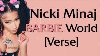 Nicki Minaj, Aqua - Barbie World [Verse - Lyrics] it girls and we aint playing tag barbie