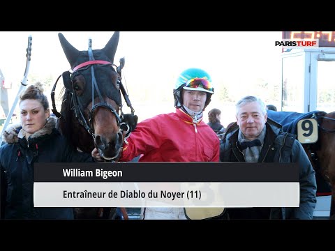 William Bigeon, entraîneur de Diablo du Noyer (10/08 à Pornichet)