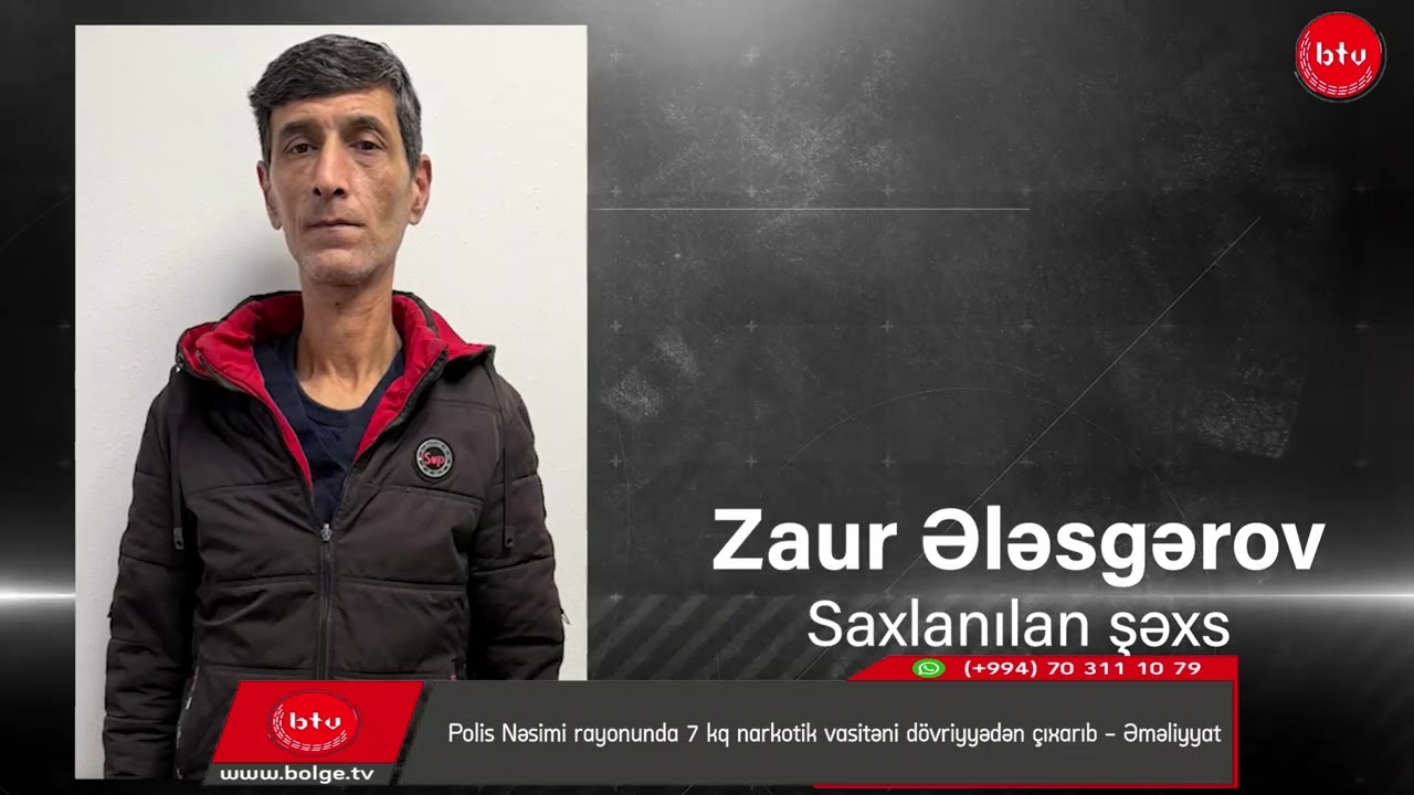 Polis Nəsimi rayonunda 7 kq narkotik vasitəni dövriyyədən çıxarıb - Əməliyyat