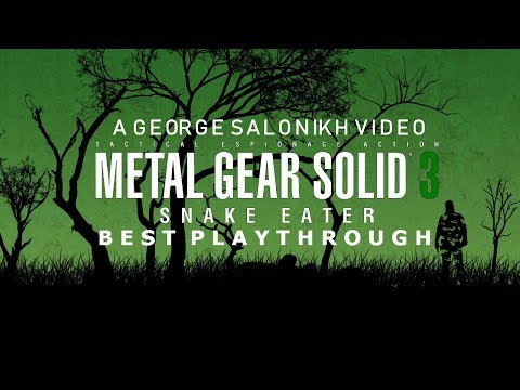 The Best Metal Gear Solid 3: Snake Eater Playthrough on Youtube
