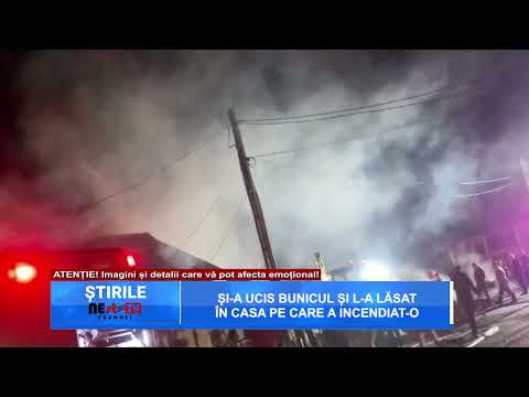 Și-a ucis bunicul și l-a lăsat în casa pe care a incendiat-o