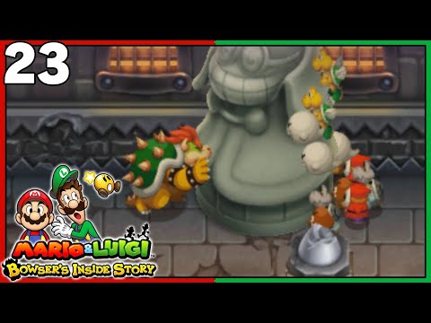 TO BOWSER'S TREASURE VAULT!?! Mario & Luigi Bowser's Inside Story 3DS Part 23 - DarkLightBros