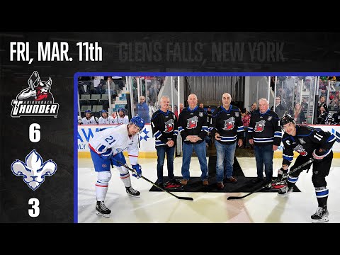 3/11/23 Adirondack Thunder 6 - Trois-Rivières Lions 3