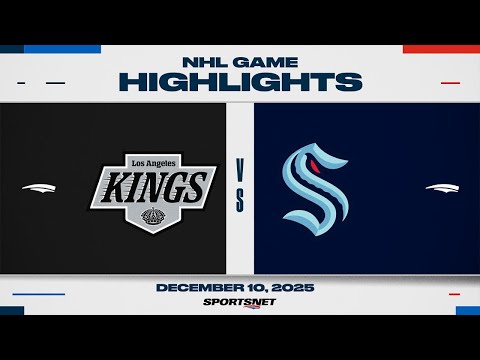 NHL Highlights | Kings vs. Kraken - December 10, 2025
