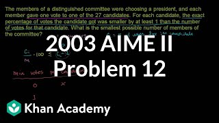 2003 AIME II Problem 12