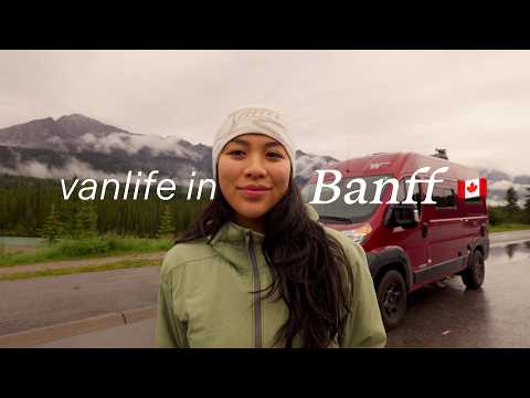 Vanlife camping in Banff for 5 days 🇨🇦