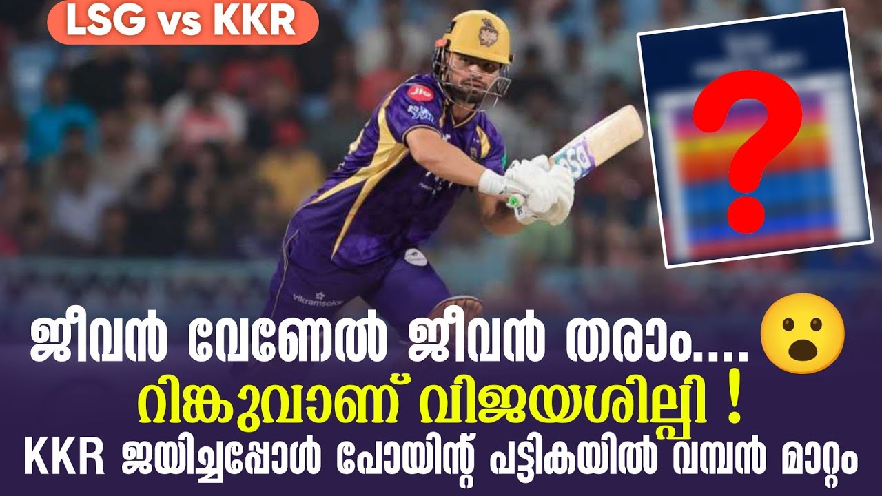 ജീവൻ വേണേൽ ജീവൻ തരാം....😮റിങ്കുവാണ് വിജയശില്പി !KKR ജയി?