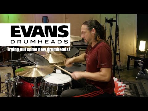 Evans Drumheads - Trying out new drumhead combinations