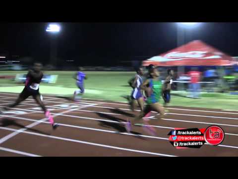 U18 girls 100m final ‪#‎InterSchoolsChamps