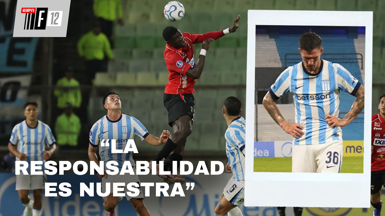 "EL GOL DE CARACAS ES LA MUESTRA DEL SEMESTRE DE RACING", TOMÁS DÁVILA ABRIÓ EL DEBATE EN F12