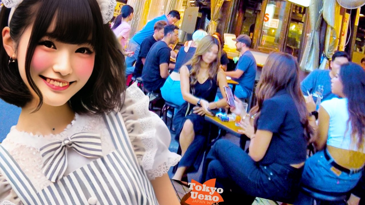 Tokyo Ueno 🐶 Let's drink 💖 4K Nonstop 1 hour