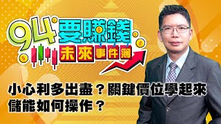 小心利多出盡？關鍵價位學起來儲能如何操作