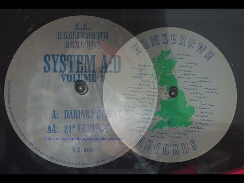 SYSTEM A:D – DARINGA STREET – HOMEGROWN RECORDS – 1993 – CAT HG005