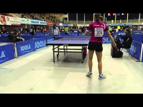 150405 Linz, JGS, Sofie Egeholt Bang - Katrina Sterchi