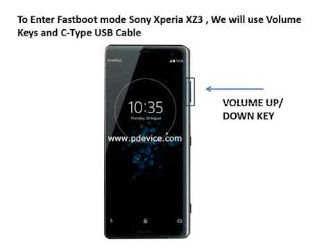 Sony Xperia xz3 fastboot mode
