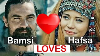 Bamsi Alp ( Babar) & Hafsa Hatun Love Scenes  