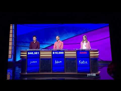 Double Jeopardy, James Holzhauer wagers $17,000 on a Daily Double (no big deal) (4/16/19)