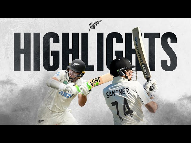 Top Order Fire And Late Cameos on Day 1 | Highlights | New Zealand v England 3rd Test Day 1