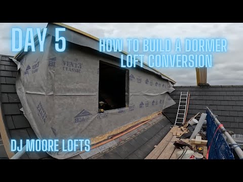 How To Build A Dormer! - Loft Conversion UK Day 5