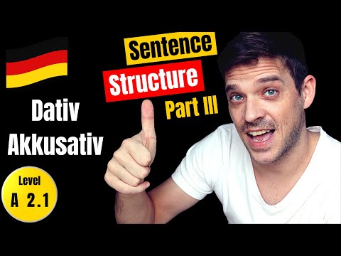 Position of Dativ and Akkusativ Objects | German Sentence Structure Part III | YourGermanTeacher